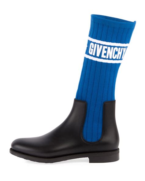 Givenchy Storm Knit Rain Boots on SALE 